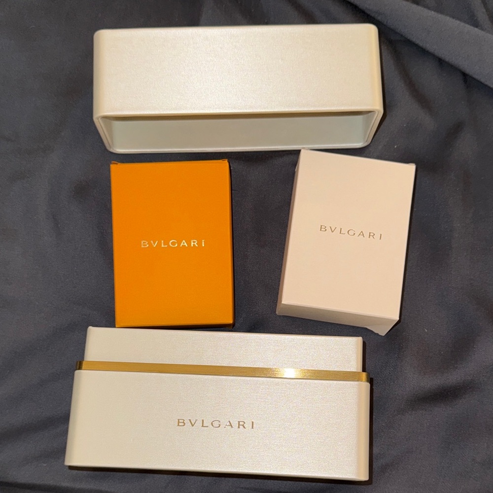 Bulgari Orange and Cream Box Duo